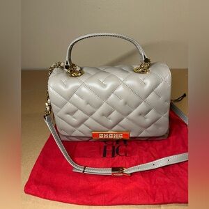 Authentic Carolina Herrera Bimba Satchel 9 Small Bag